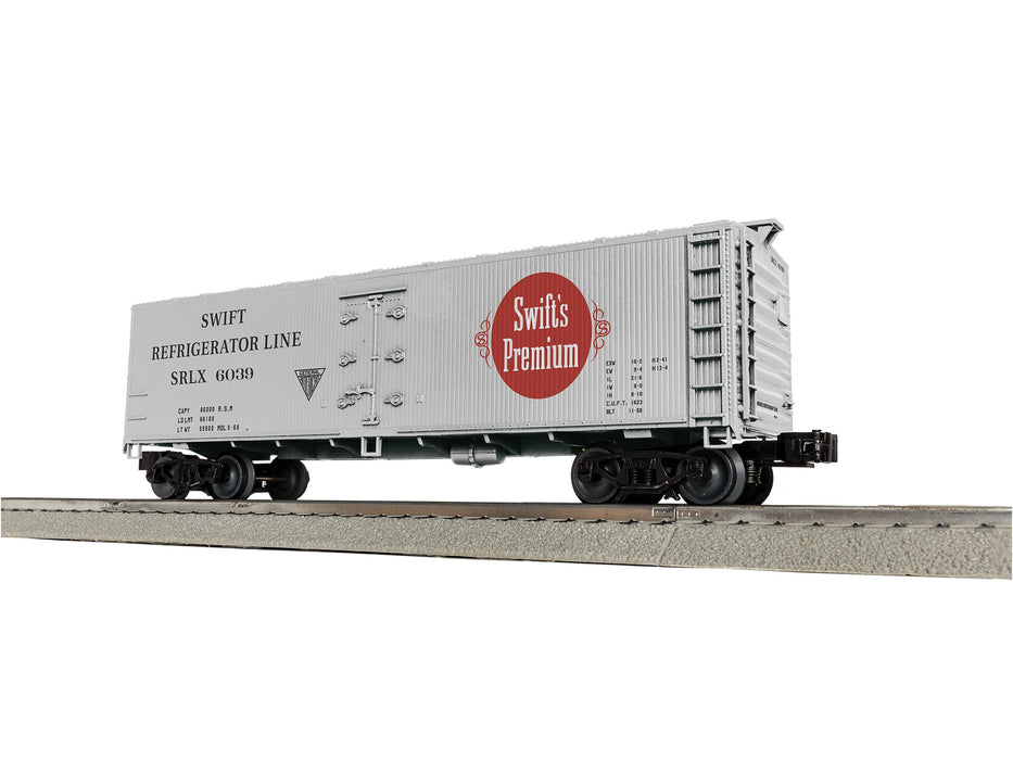 Lionel 2442242 O Gauge Woodside Reefer Swift's Premium SRLX 6039