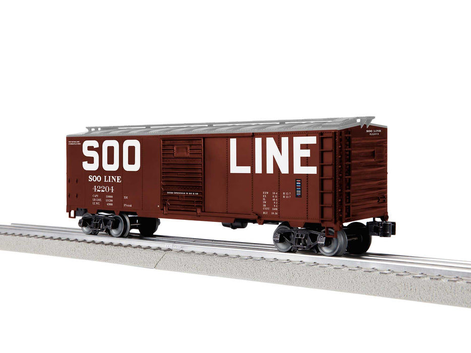 Lionel 2442291 O Gauge Steel Side Boxcar SOO Line 42204