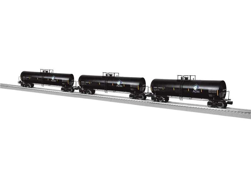 Lionel 2442340 O Gauge 50' Tank Car ADMX 3 Pack