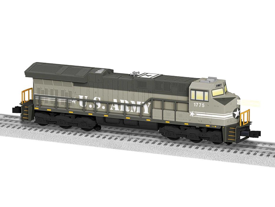 Lionel 2445180 O Gauge GE ET44 Diesel US ARMY 1775 with LionChief and VSR