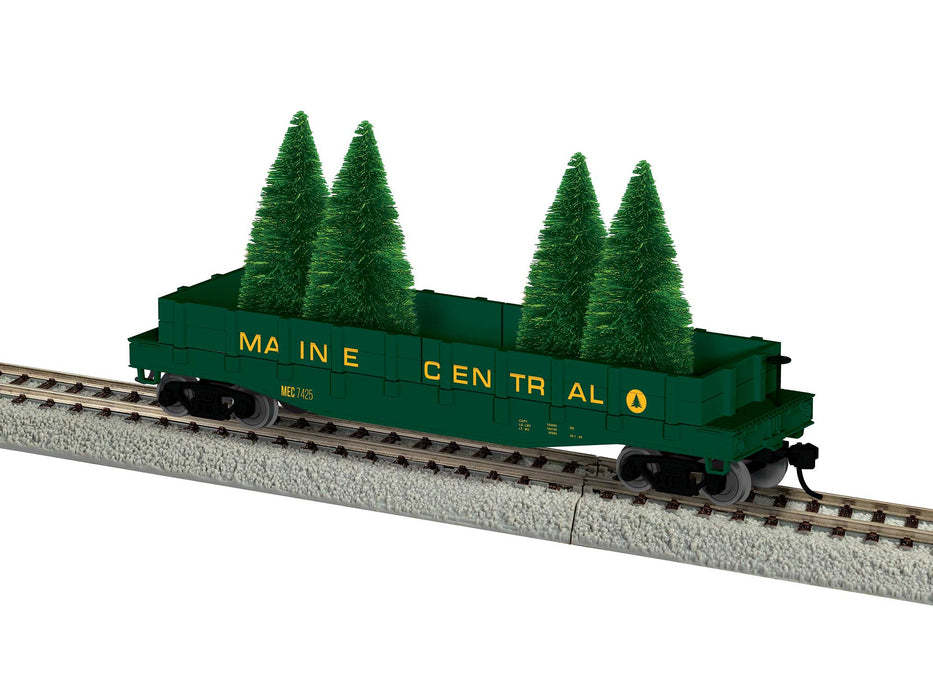 Lionel 2454090 HO Scale Gondola with Tree Load Maine Central MEC