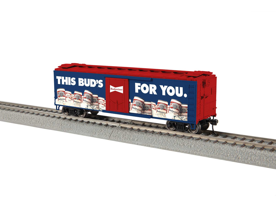 Lionel 2454160 HO Scale 40' Reefer Anheuser-Busch This Bud’s For You