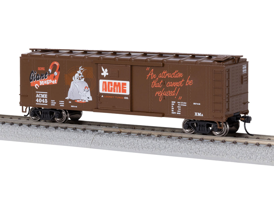 Lionel 2454240 HO Scale 40' Boxcar Looney Tunes Acme Giant Magnet