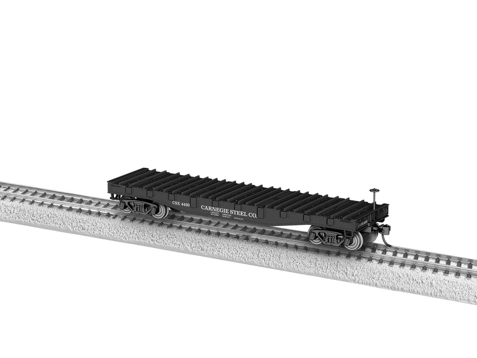 Lionel 2454420 HO Scale Steel Deck Flatcar Carnegie Steel
