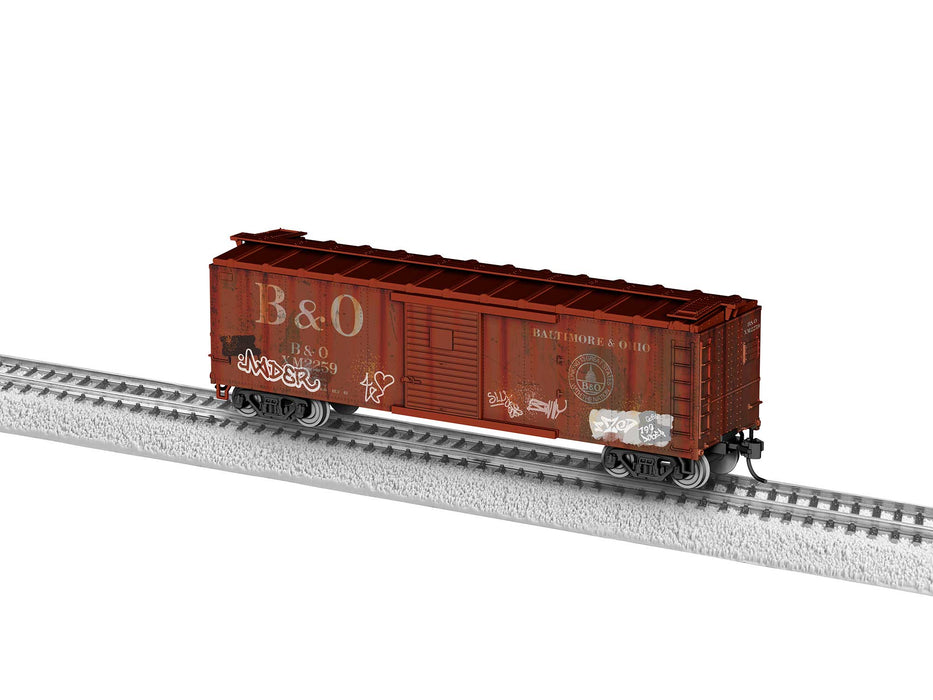 Lionel 2454710 HO Scale Graffiti Boxcar Baltimore & Ohio B&O X2495