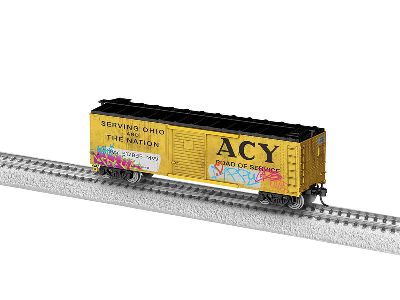 Lionel 2454720 HO Scale Graffiti Boxcar Akron Canton & Youngstown ACY 517835