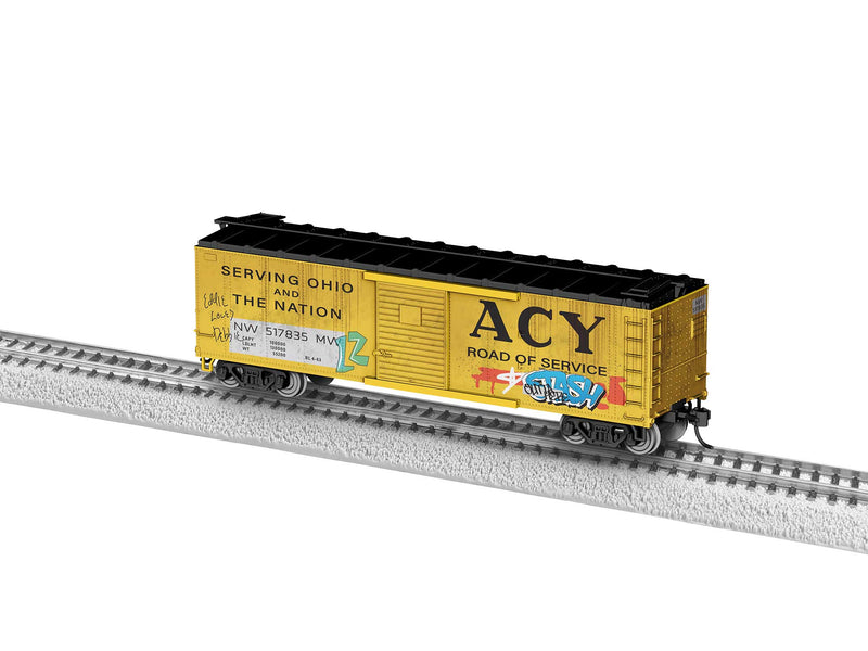 Lionel 2454720 HO Scale Graffiti Boxcar Akron Canton & Youngstown ACY 517835