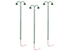 Lionel 2456020 HO Scale LED Double Arm Lamp – Green (3 Pack)