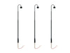Lionel 2456030 HO Scale LED Single Arm Lamp – Black (3 Pack)