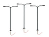 Lionel 2456060 HO Scale LED Double Arm Parking Lights – Black (3 Pack)