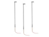 Lionel 2456113 HO Scale LED Short Arm Single Highway Lamp – Gray (3 Pack)