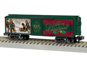 Lionel 2519010 S Gauge American Flyer 2025 Christmas Boxcar