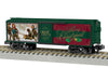 Lionel 2519010 S Gauge American Flyer 2025 Christmas Boxcar