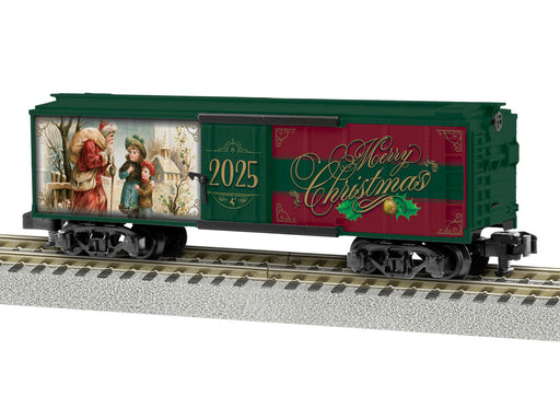 Lionel 2519010 S Gauge American Flyer 2025 Christmas Boxcar