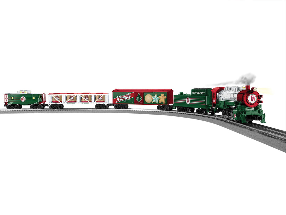 Lionel 2523120 O Gauge Peppermint Railroad Christmas Freight LionChief Train Set