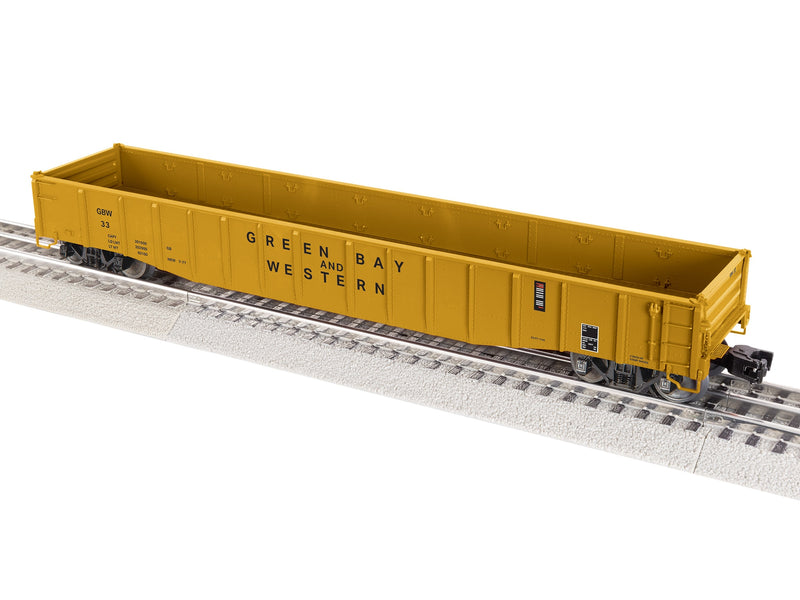 Lionel 2526540 O Scale PS-5 Gondola Green Bay & Western GBW 33