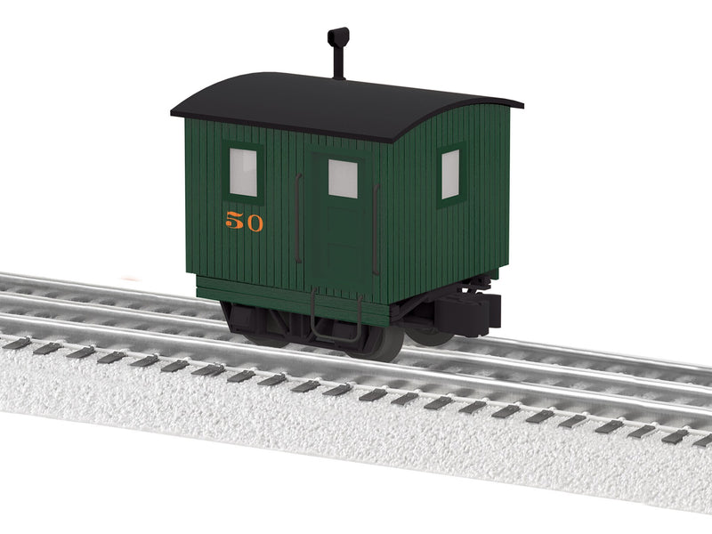 Lionel 2526750 O Gauge Green Disconnect Caboose #50