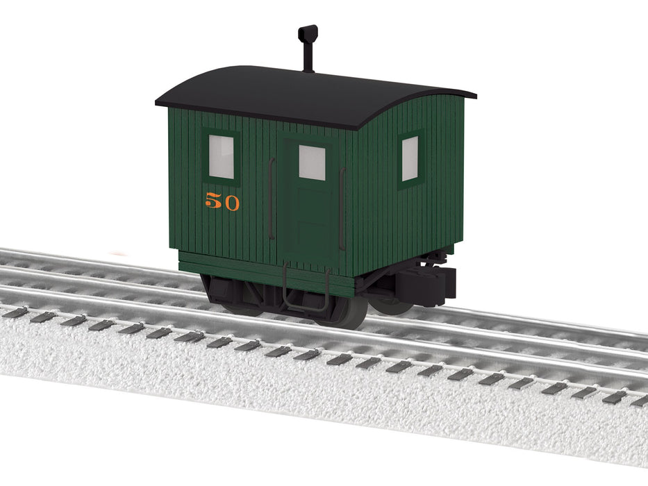 Lionel 2526750 O Gauge Green Disconnect Caboose #50