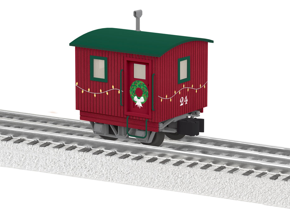 Lionel 2526800 O Gauge Christmas Disconnect Caboose #24