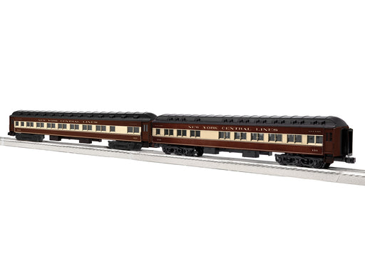 Lionel 2527570 O Gauge New York Central Pullman Car 2 Pack (Niagara Falls StationSounds Diner/Sleeper)
