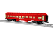 Lionel 2527650 O Gauge Red Pre-war Tin Plate Inspired Passenger Car 4 Pack