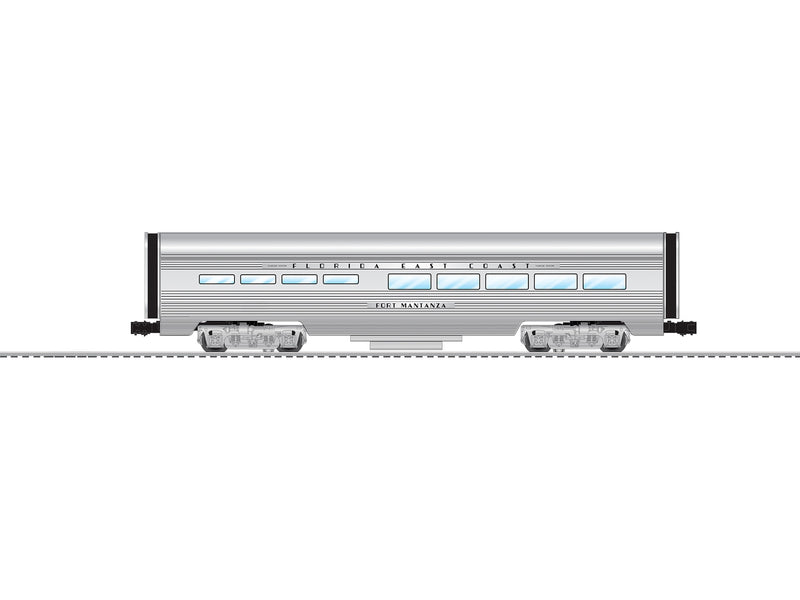 Lionel 2527710 O Gauge LEGACY StationSounds 15" Aluminum Diner Car Florida East Coast