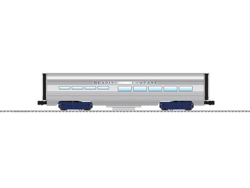 Lionel 2527730 O Gauge LEGACY StationSounds 15" Aluminum Diner Car Reading Crusader