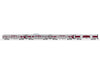 Lionel 2527740 O Gauge 15" Aluminum Passenger Car 4 Pack Southern Pacific