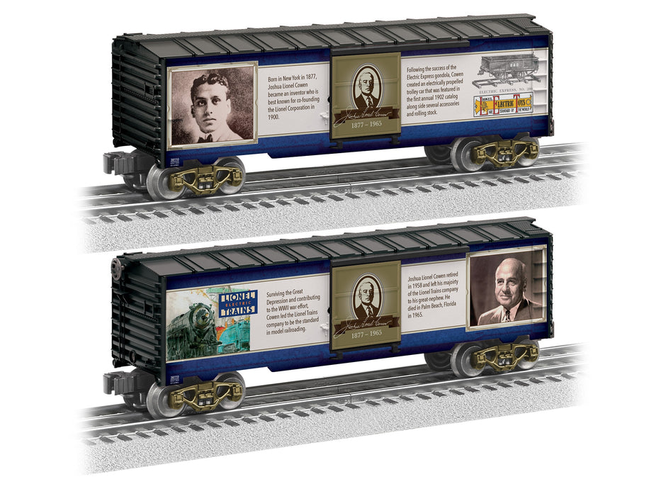 Lionel 2538110 O Gauge Joshua Lionel Cowen Notable American Boxcar