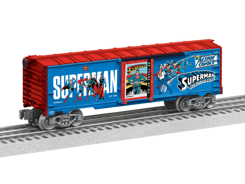 Lionel 2528140 O Gauge DC 90th Superman Boxcar