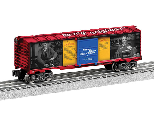 Lionel 2538200 O Gauge Mister Rogers Behind the Scenes Boxcar