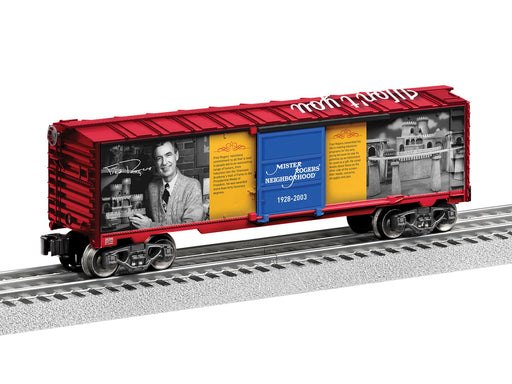 Lionel 2538200 O Gauge Mister Rogers Behind the Scenes Boxcar