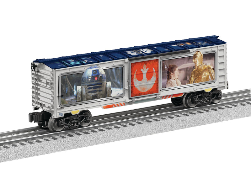 Lionel 2528230 O Gauge Star Wars Character Boxcar - R2D2 & C3PO