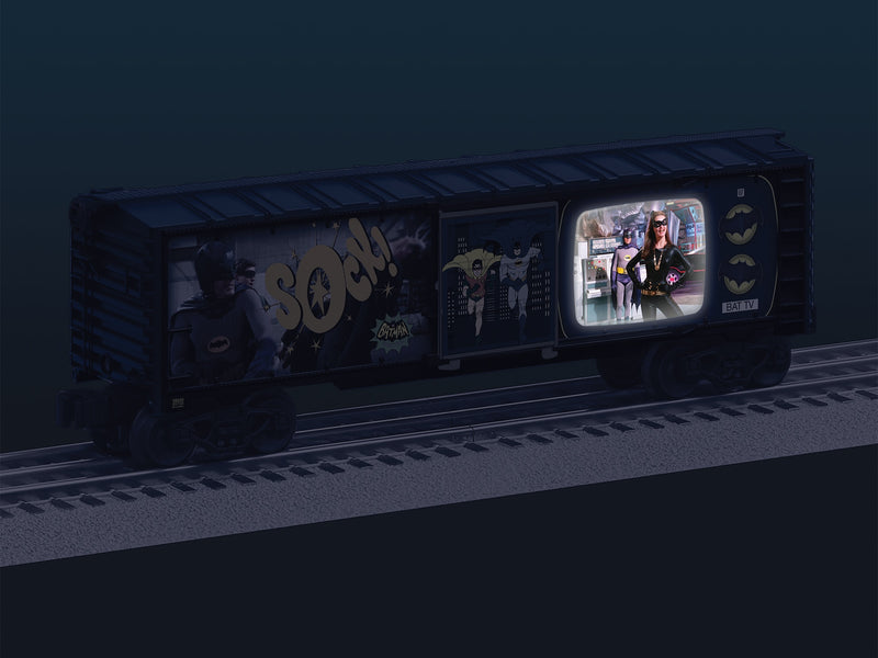 Lionel 2528340 O Gauge Classic TV Batman Illuminated Boxcar