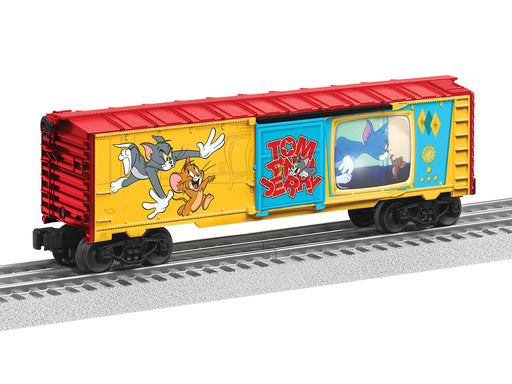 Lionel 2528530 O Gauge Tom and Jerry Illuminated Cartoon Boxcar