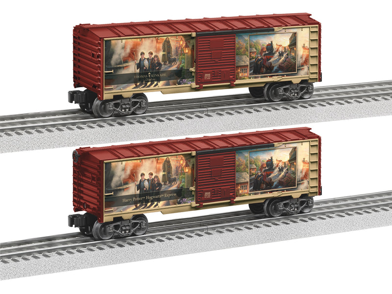 Lionel 2528540 O Gauge Thomas Kinkade Harry Potter Hogwarts Express Boxcar
