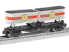Lionel 2528700 O Gauge Whispering Rails Halloween Flatcar with Piggyback Trailers