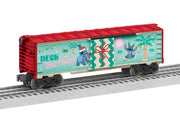 Lionel 2528730 O Gauge Lilo & Stitch Christmas Boxcar