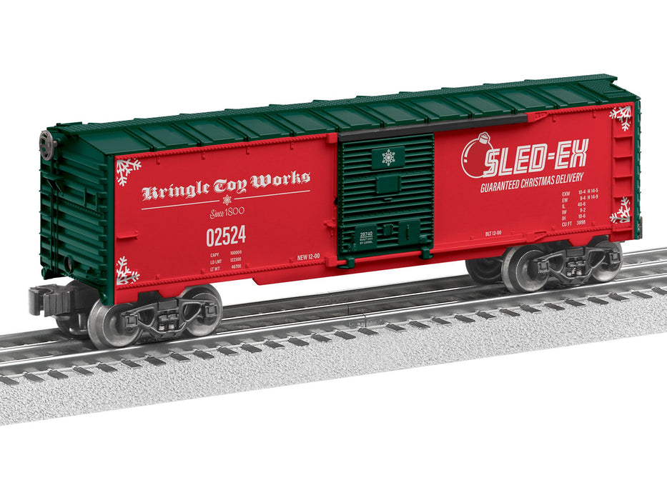 Lionel 2528740 O Gauge Sled-Ex Boxcar