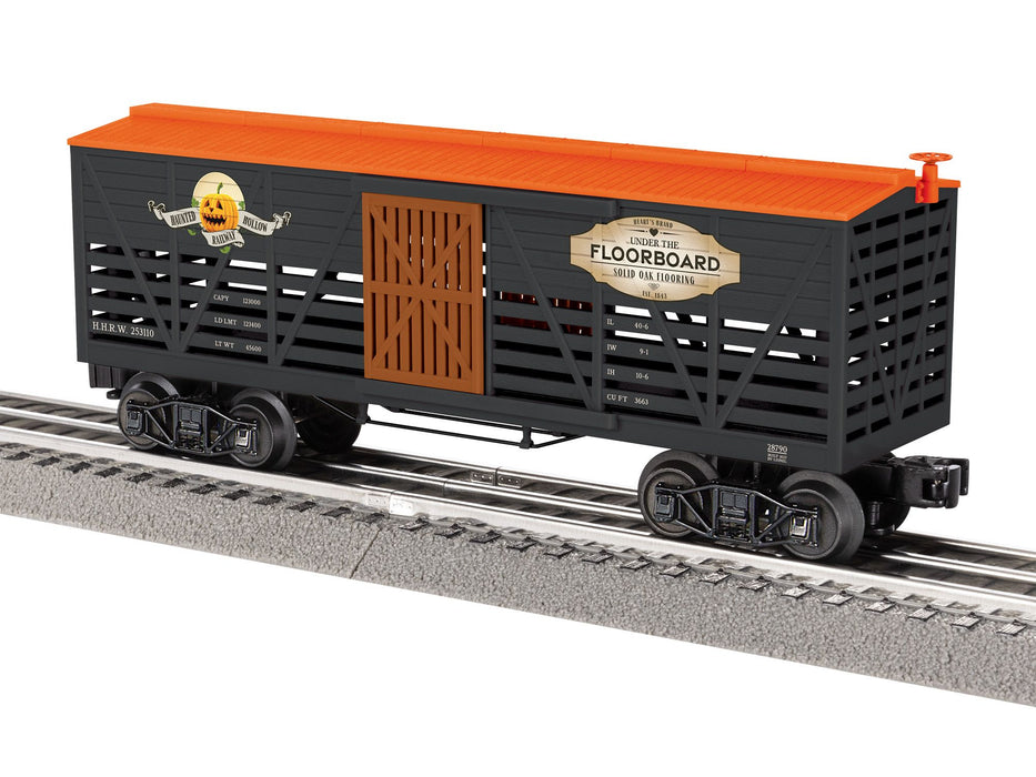 Lionel 2528790 O Gauge Haunted Hollow Hearts Brand Stock Car 253110