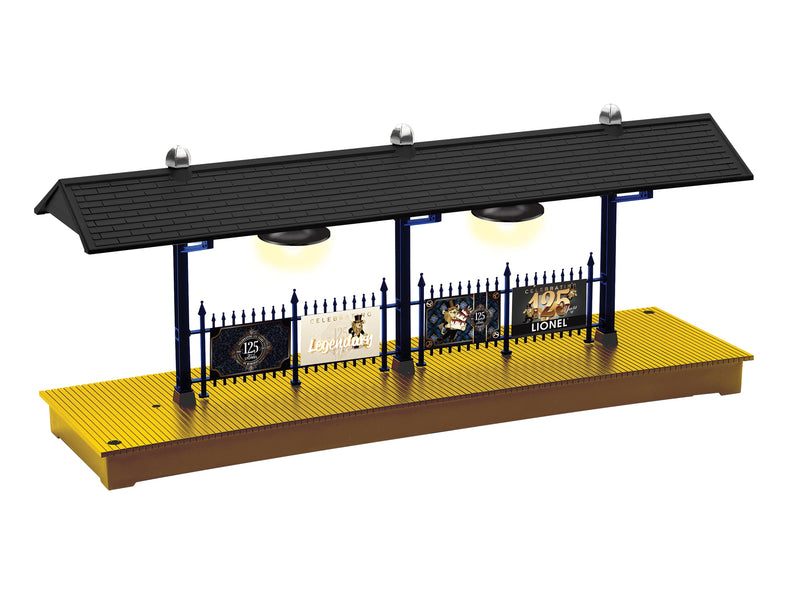 Lionel 2529090 O Gauge 125th Anniversary Lighted Station Platform (Plug-Expand-Play)