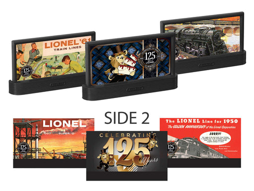 Lionel 2530050 O Gauge 125th Anniversary Billboard 3 Pack