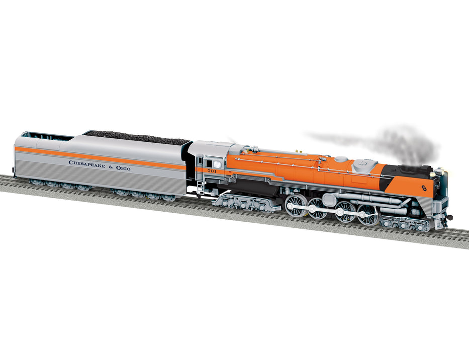 Lionel 2531490 O Scale LEGACY S2 6-8-6 Turbine Loco Chesapeake & Ohio C&O 501 (Chessie Scheme BTO)