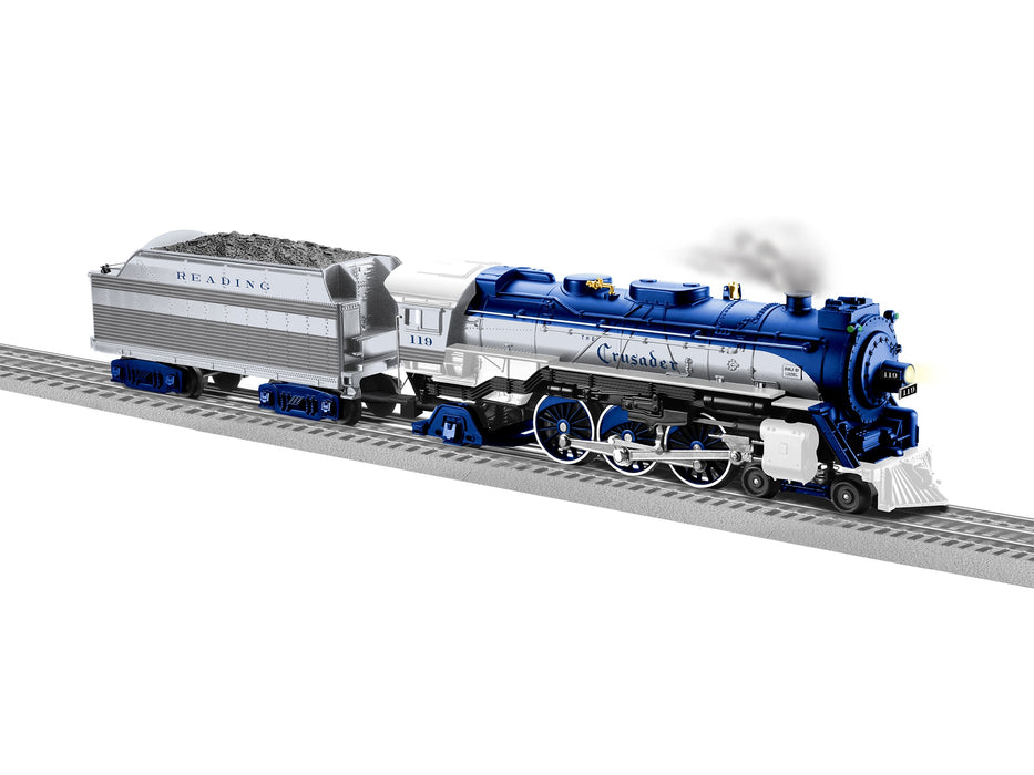 Lionel 2532080 O Gauge LC+ 2.0 4-6-2 Pacific Steam Loco Reading Crusader 119