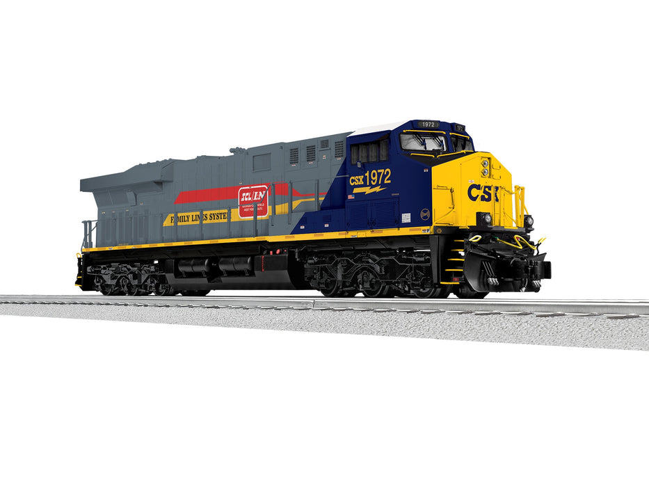 Lionel 2533569 O Gauge Non Powered GE ES44 CSX 1972 (Family Lines Heritage BTO)