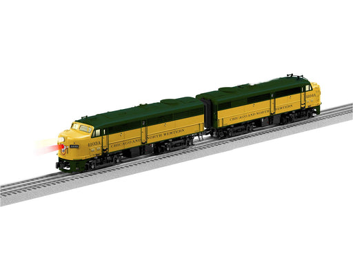 Lionel 2533900 O Gauge LEGACY ALCo FA-2 AA Set Chicago & NorthWestern CNW (BTO)