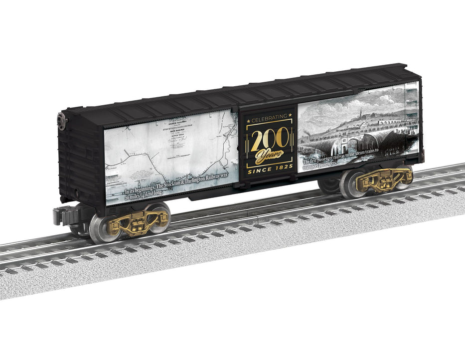 Lionel 2538050 O Gauge Stockton & Darlington 200th Anniversary Boxcar
