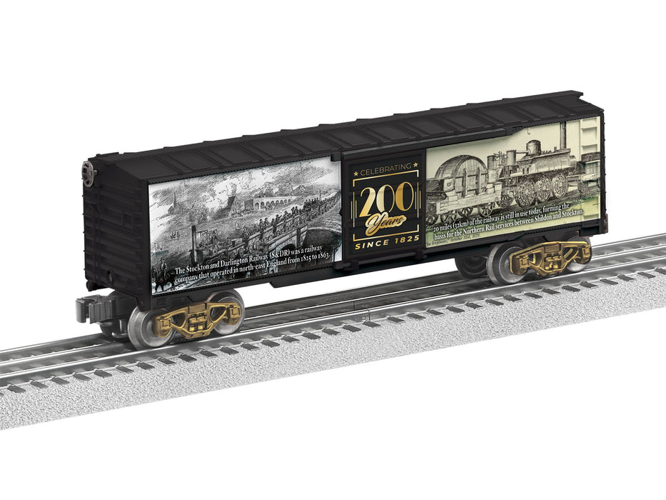 Lionel 2538050 O Gauge Stockton & Darlington 200th Anniversary Boxcar