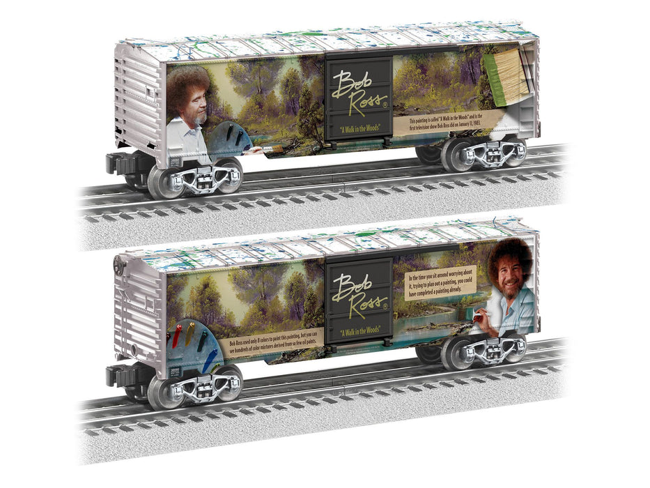 Lionel 2538080 O Gauge Bob Ross A Walk in the Woods Boxcar