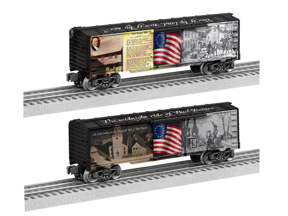 Lionel 2538150 O Gauge American History Paul Revere's "Midnight Ride" 250th Anniversary Boxcar